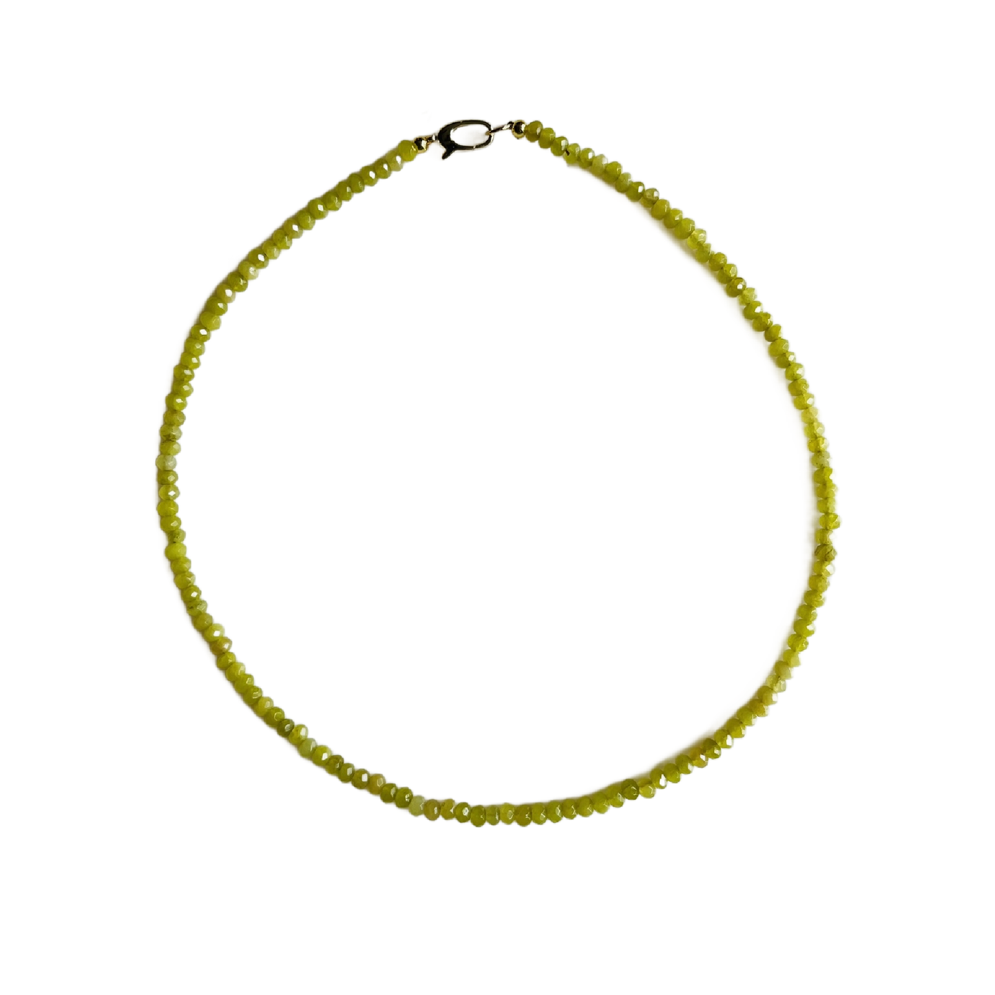 Dainty Candy Gemstone Necklace: Turquoise