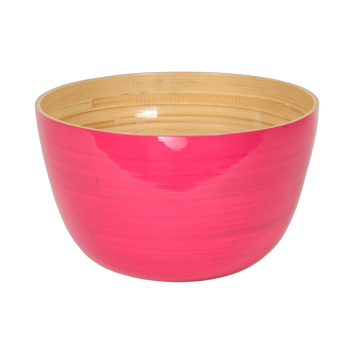 Bamboo Mixing Bowl: Red