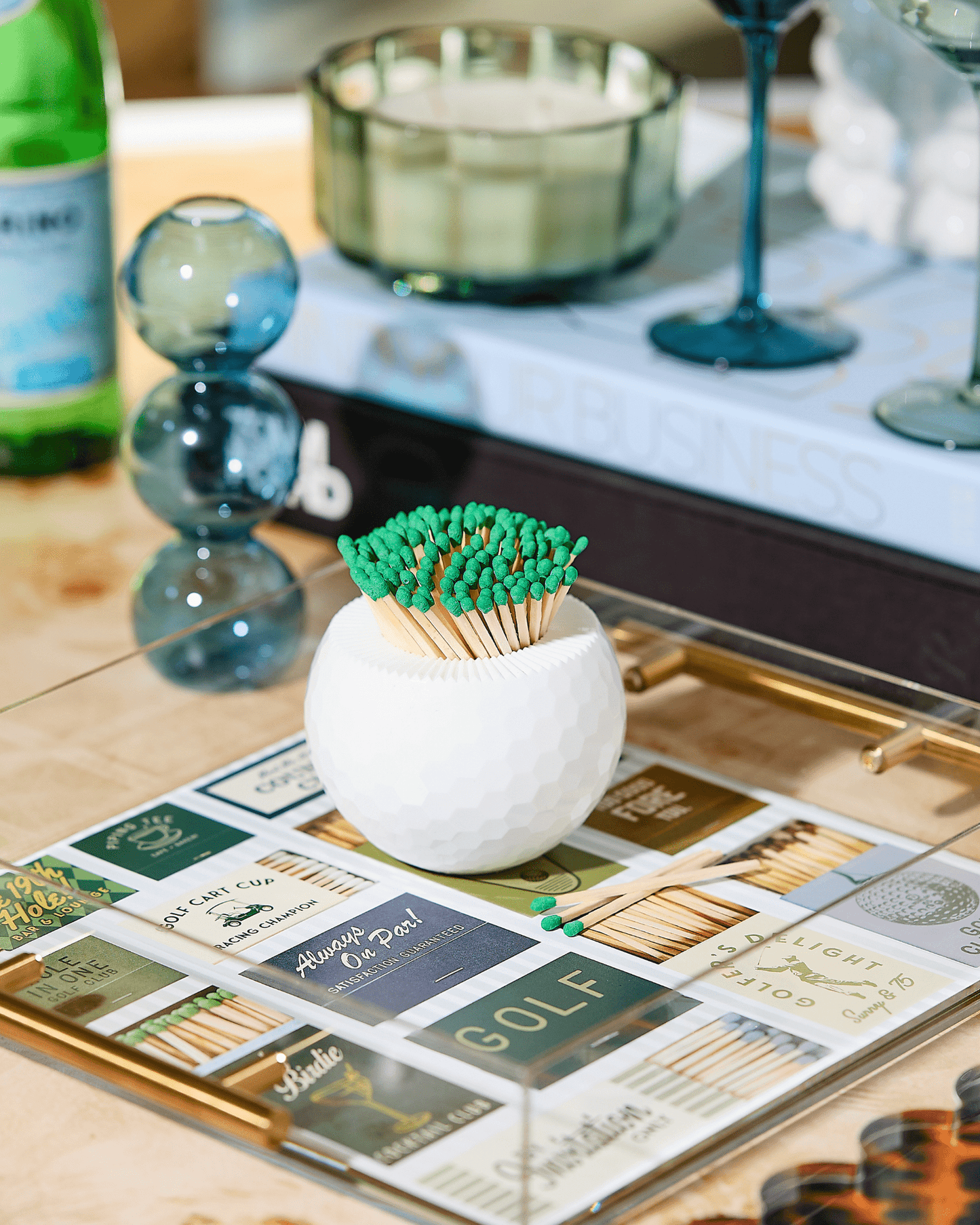 Golf Round Match Striker - Green Matches