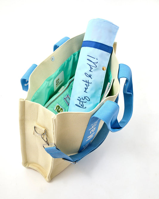 Mahj It All Bag - Light Blue