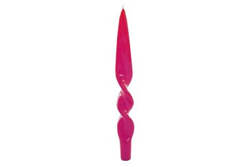 Meloria Denise Taper Candle Set/2 - Fuschia