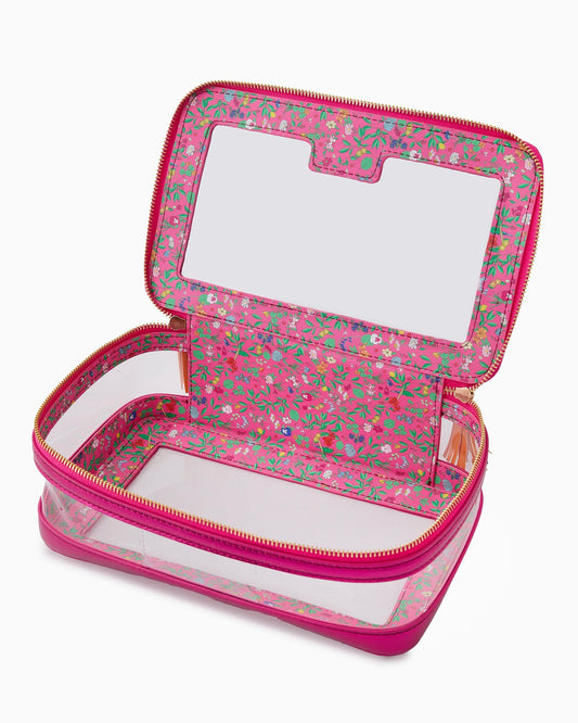 Metallic Pink Tile Storage Bag