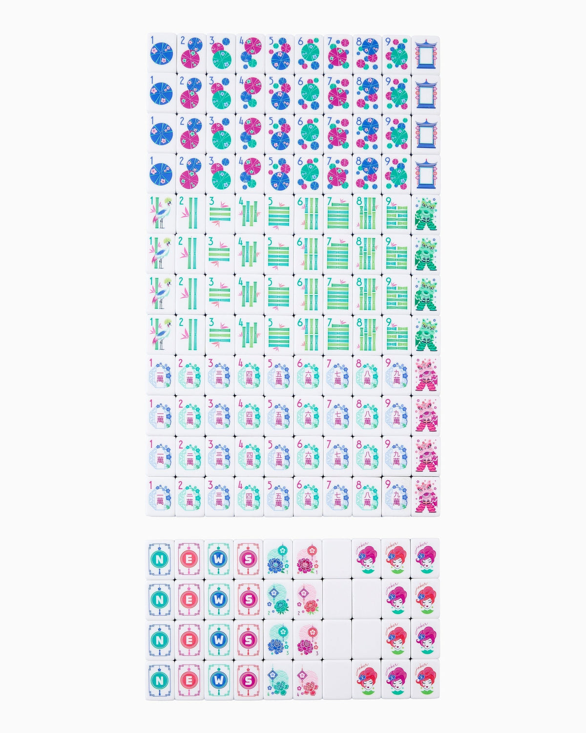 Seabreeze Mahjong Tiles