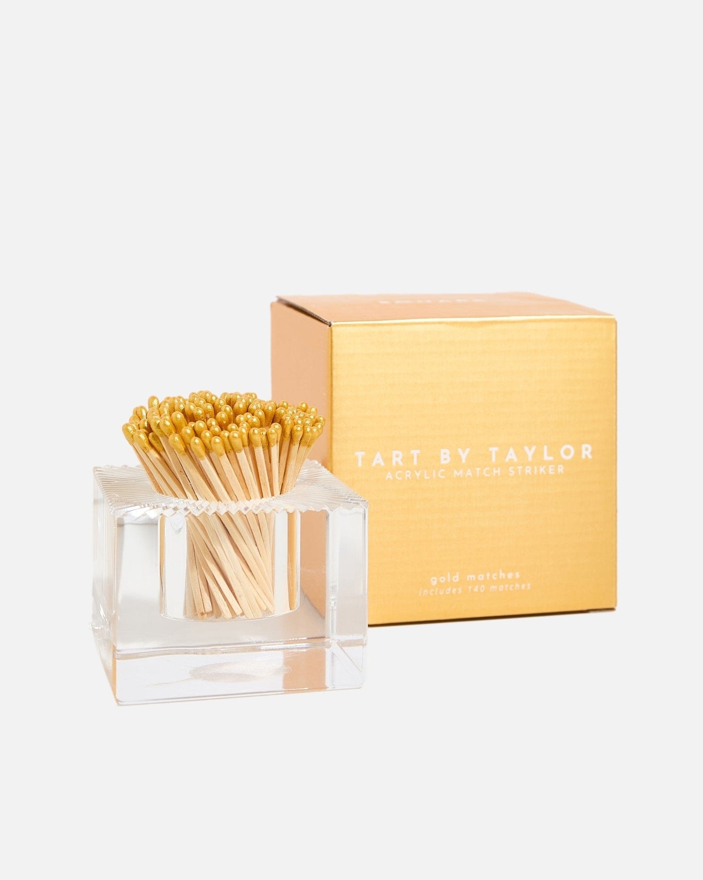 Square Match Striker - Gold Matches