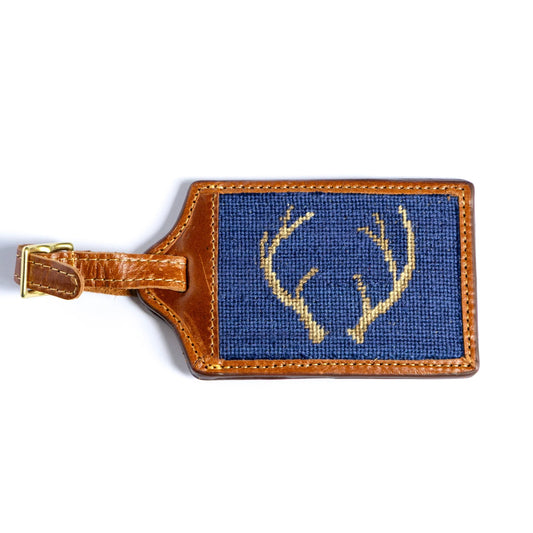 Steadfast Needlepoint Luggage Tag