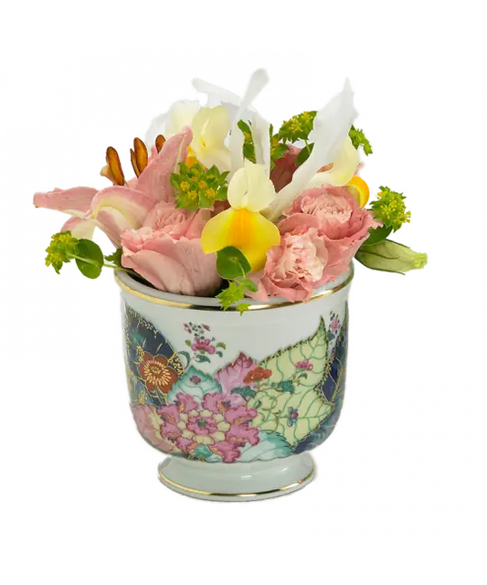 Tobacco Leaf Small Cachepot
